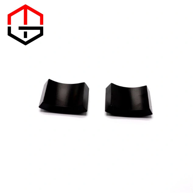 High Working Temperature Magnetic Material 42sh Black Arc Ferrite Magnet for Motor