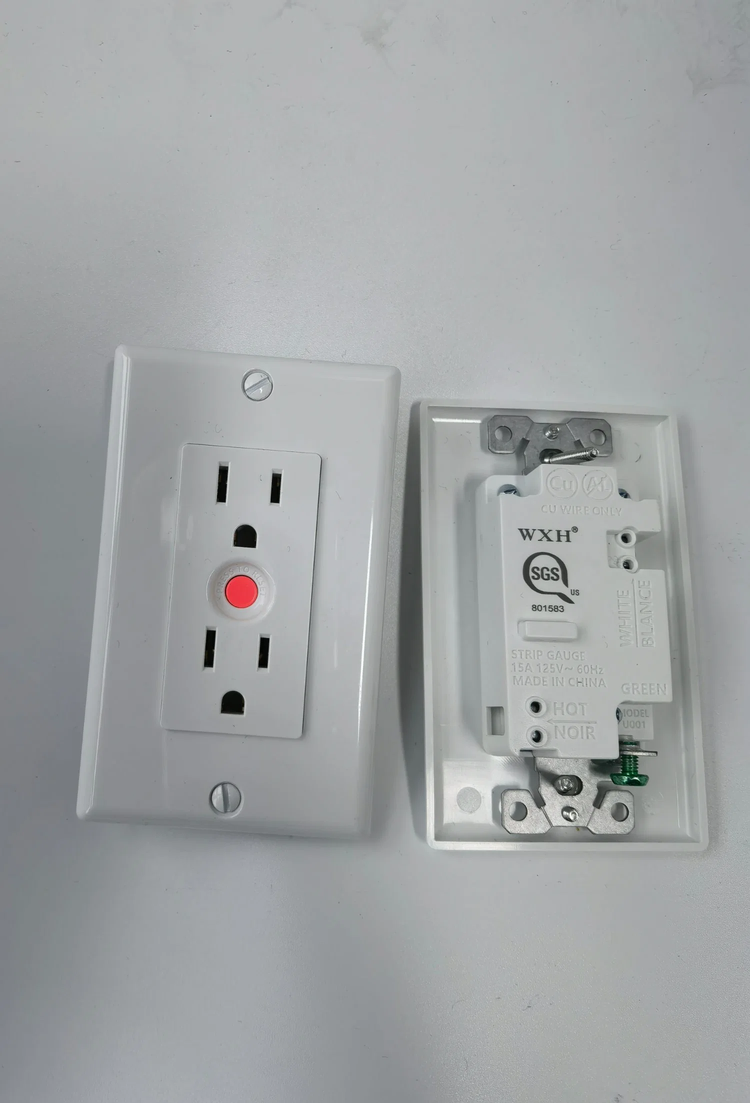 Us Standard Surge Protection Electrical Wall Power Socket Wall Outlets for Home