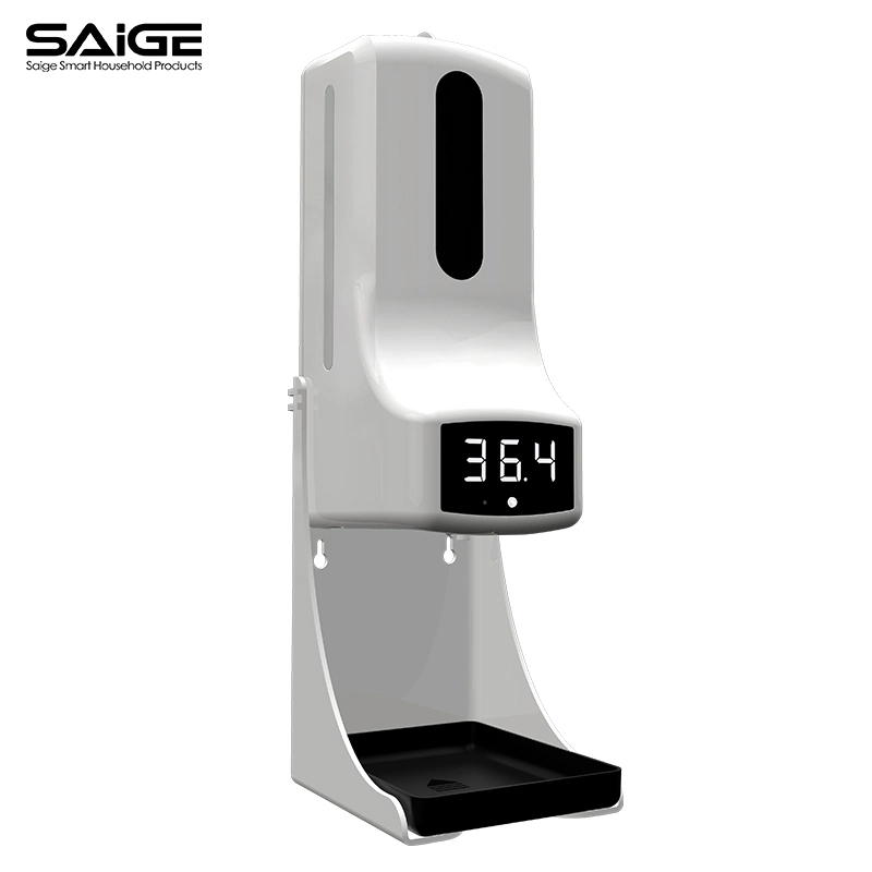 Saige K9 PRO Intelligent Infrared Wall Thermometer with Sanitizer Dispenser