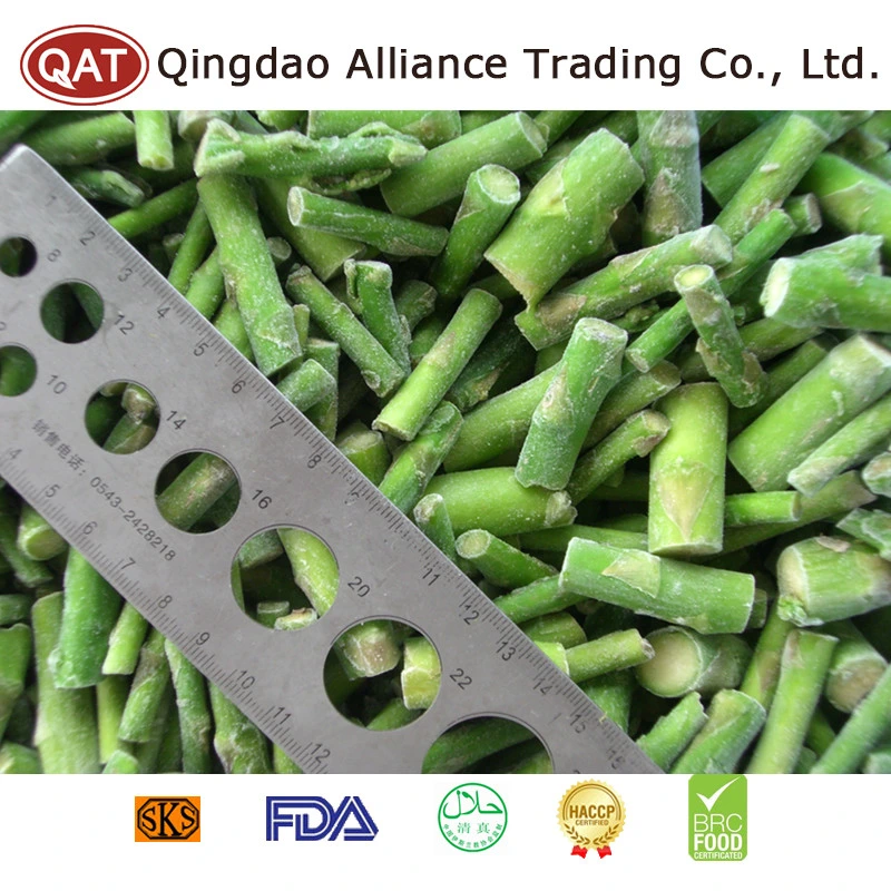 Good Price IQF Cut Asparagus Frozen Whole Green Asparagus with Brc ISO Certificates