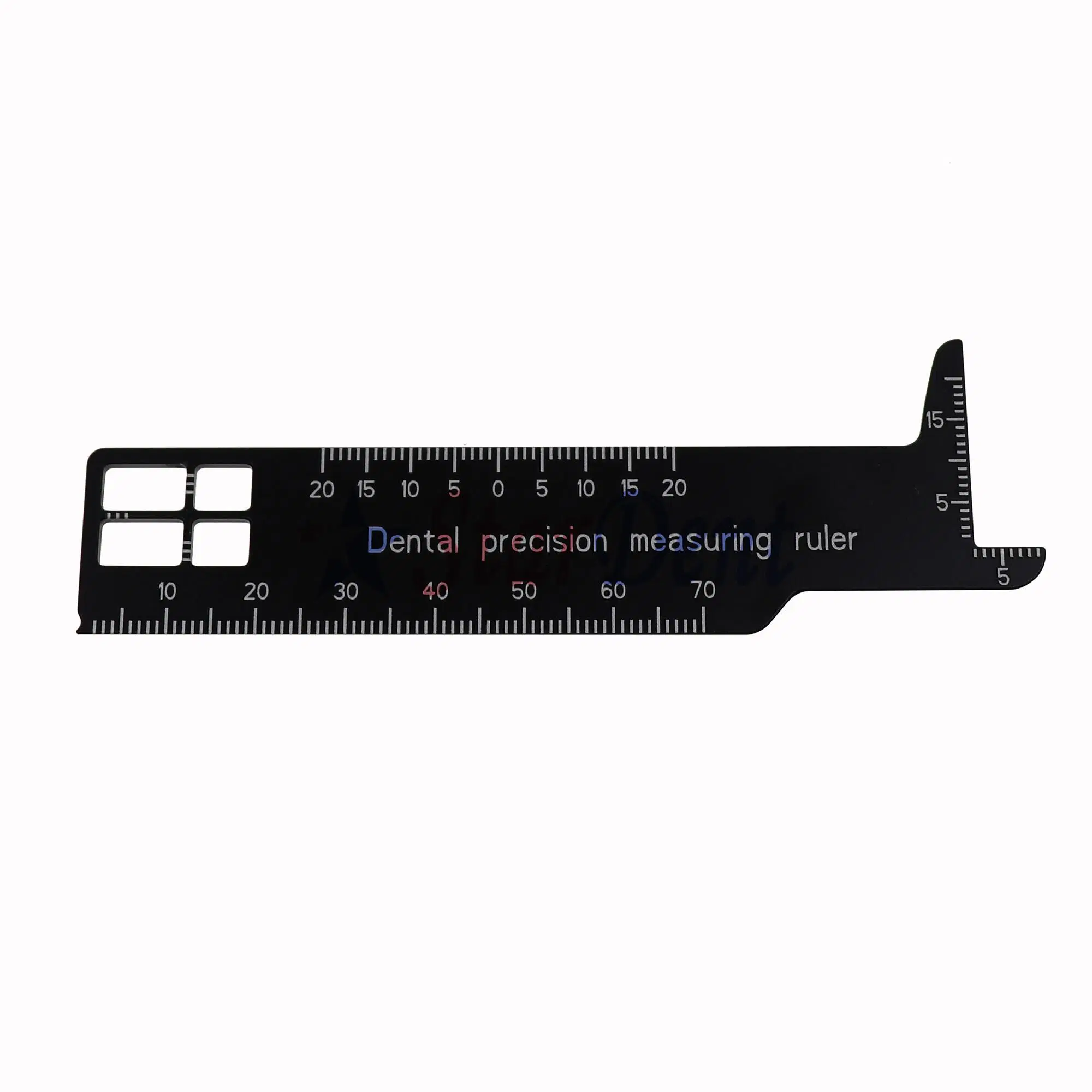 Precision Measuring Ruler Dental Ruler Interdental Distance Multifunctional Ruler Supply