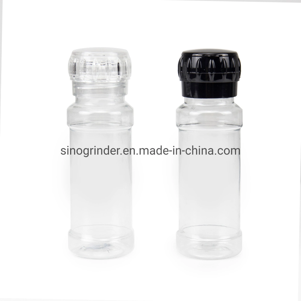 200ml New Pet Grinder Spice Jar with Cap Manual Mill