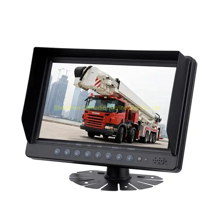 9inch Dashboard Heavy Duty Monitor for Agriculture Crane Truck 24V Rear View Monitor Forklift