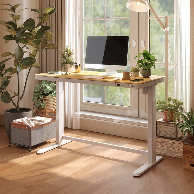 Motorized Heigh Adjustable Electric LED Laptop Stand for Computer Working Desk