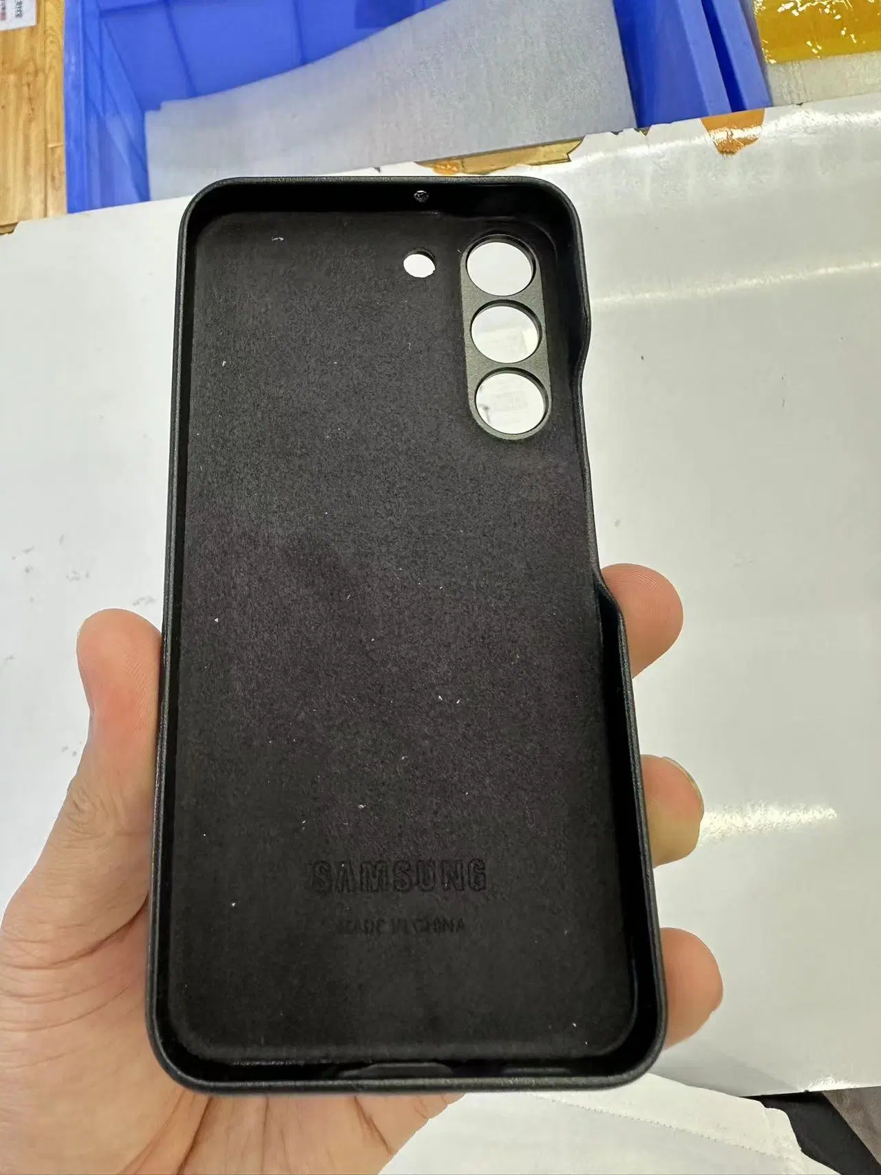 Teléfono móvil de alta calidad TPU Funda de cuero para Samsung Galaxy S23+ Plus