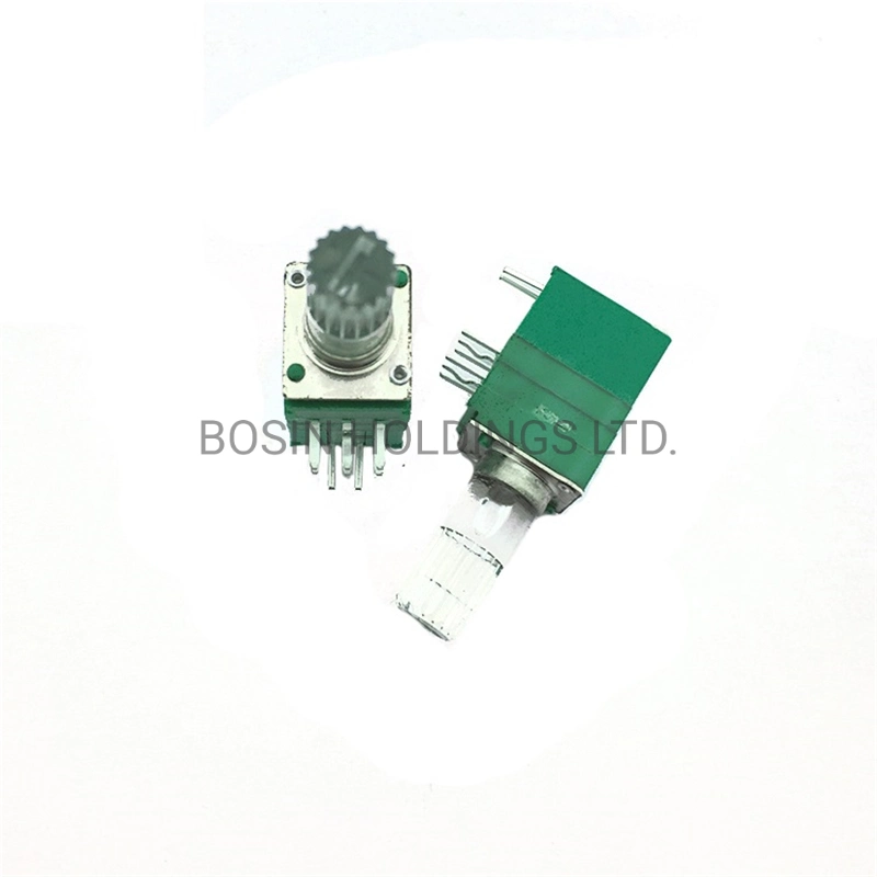 New Product Customized 9mm Dual Gang Rotary Potentiometer with LED Light