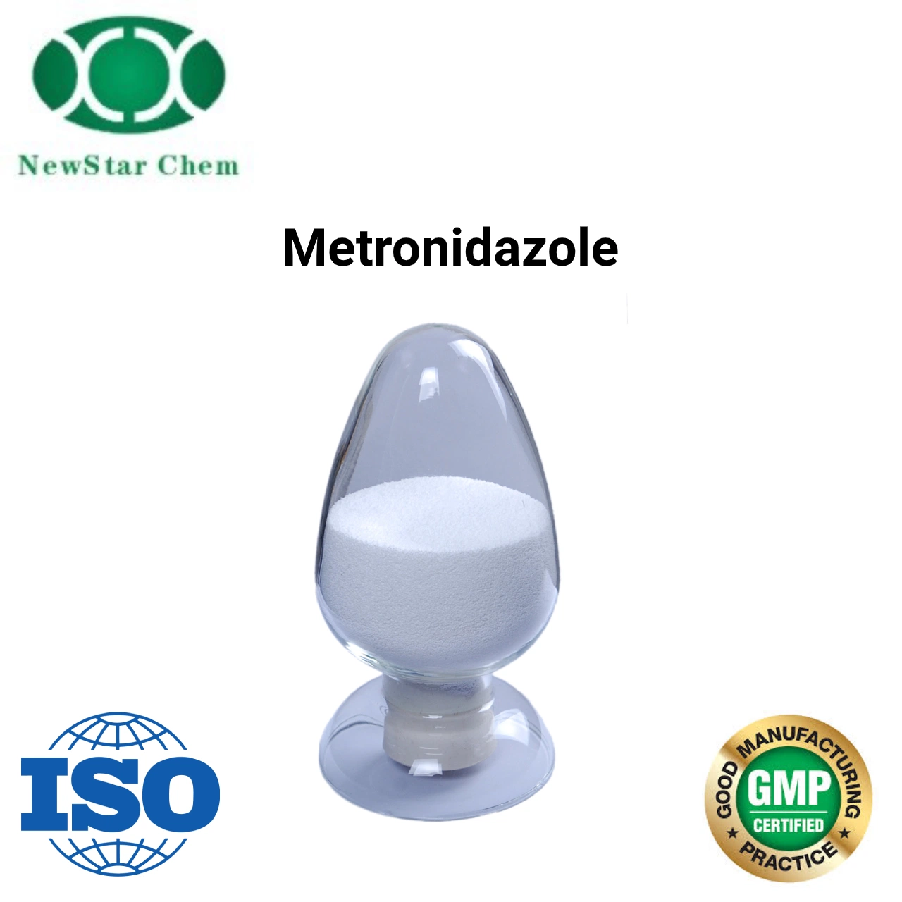 Metronidazole CAS443-48-1 API USP Ep Pharma Grade High quality/High cost performance  Pharmaceutical Chemical