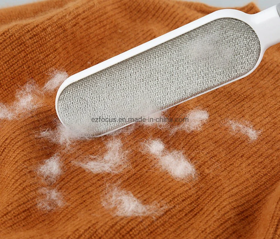 Pet Hair Remover Brush with Self Cleaning Base for Clothing or Furniture Efficient Double Sided Lint Fur Brush Dog Cat Hairs Clean Removal Tool Wbb12556
