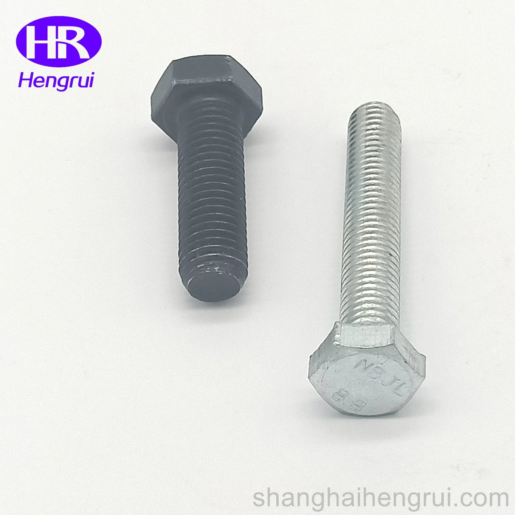 Fasteners Factory Price Zinc Plated DIN933 DIN931 Standard Unc Bsw JIS Standard Hex Bolt Grade 4.8/8.8/10.9/12.9