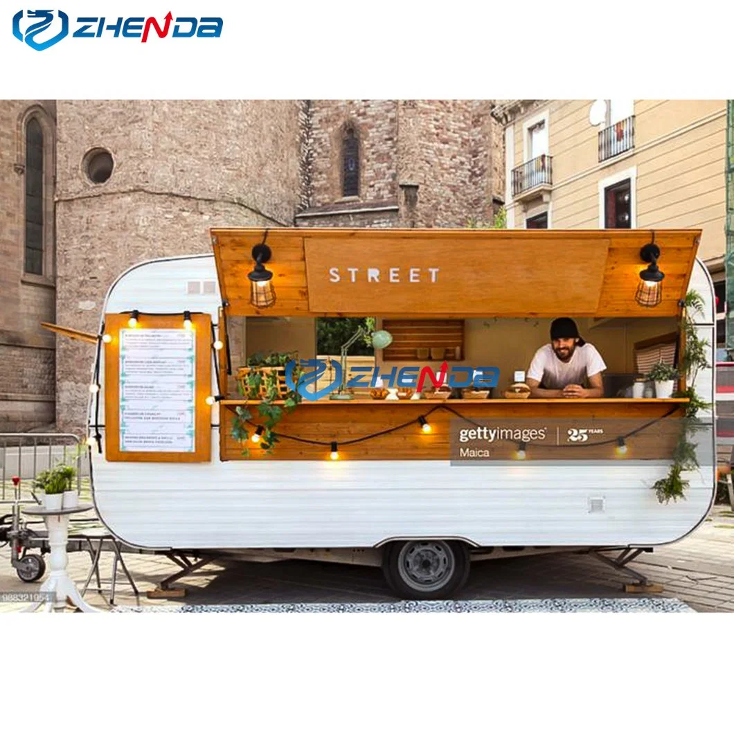 Eis Kaffee Van Bier Bar Hot Dog Electric Food Warenkorb Taco Truck Mobile Küche Restaurant Vintage Mobile Food Truck