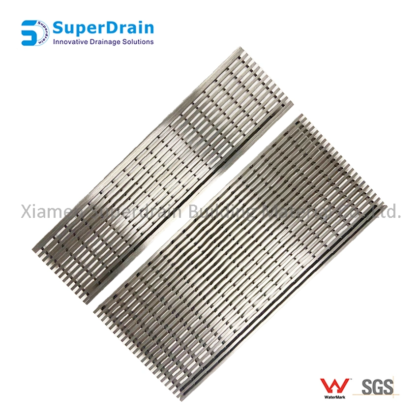 Road Metal Long Floor Drain Drainage Heelguard Wedge Wire Trough Cover