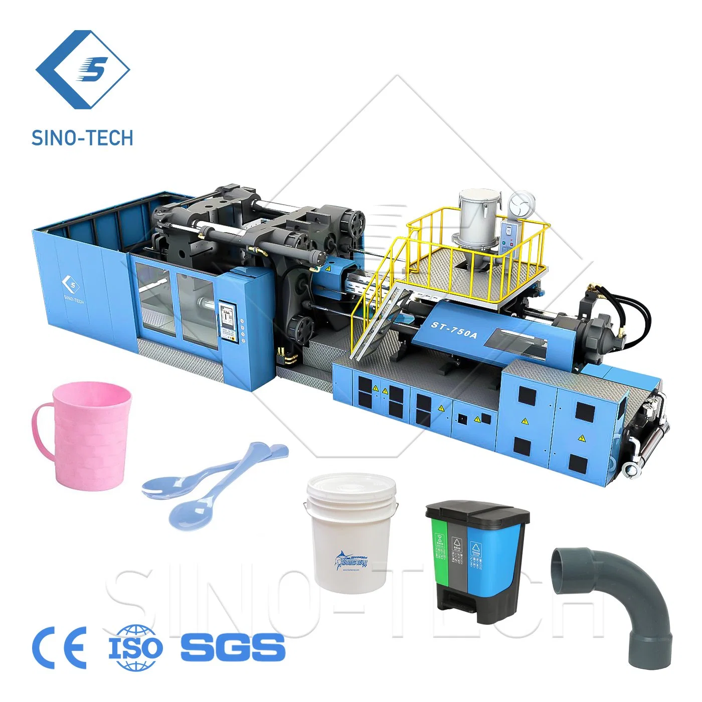 Plastic Pail Bucket Injection Moulding Machine with Lid for Honey, Cotton Candy Bucket