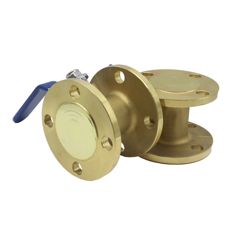 Q41f Brass Ball Valve with Flange