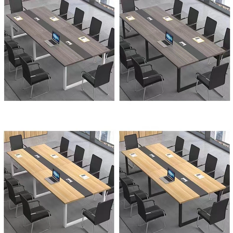 Modern Wood Conference Desk 10 Seats and More Large Meeting Table Conference Table Wooden Office Partition Furniture