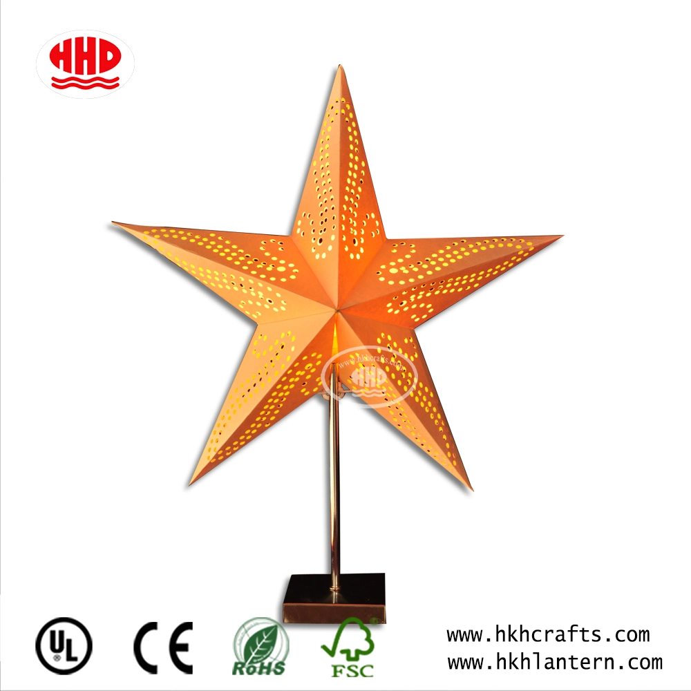 Nordic Design of Modern Retro Minimalist Bedside Living Room Paper Star Lamp