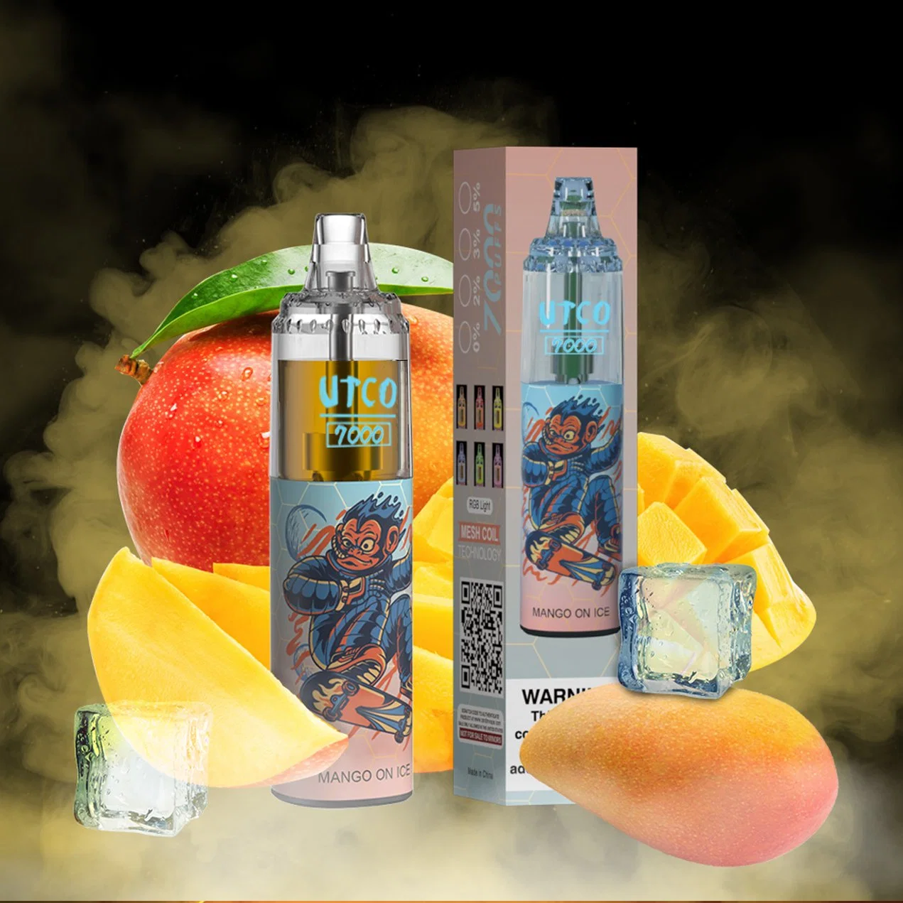 Shenzhen E Cigarette Price Premium Vapes Fruity Flavors Vaporizer Utco Tornado 7000 Puffs Vape Pen Wholesale/Supplier Disposable/Chargeable Vape Mod