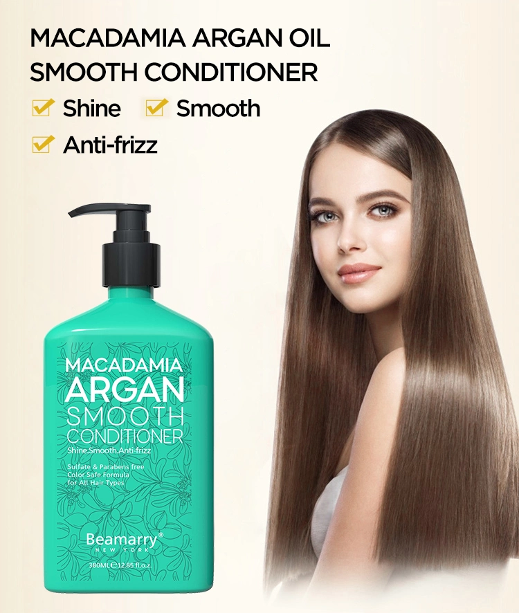 Beamarry Wholesale/Supplier Cosmetics Private Label OEM ODM Professional Hair Care Macadamia Argan Oil Smooth Conditioner