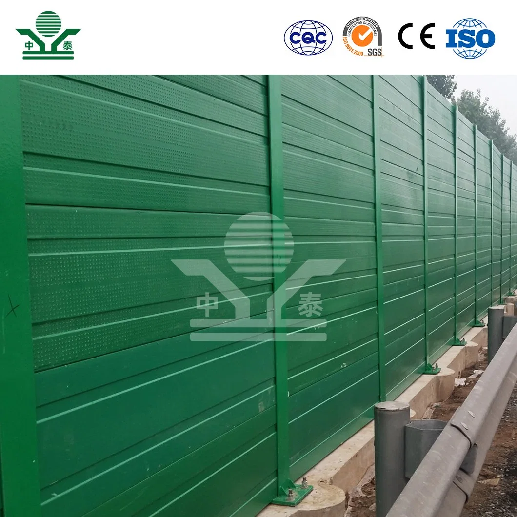 Zhongtai Top Corner Sound Barrier China Suppliers Garden Noise Barrier 5.5m Height Factory Sound Barrier