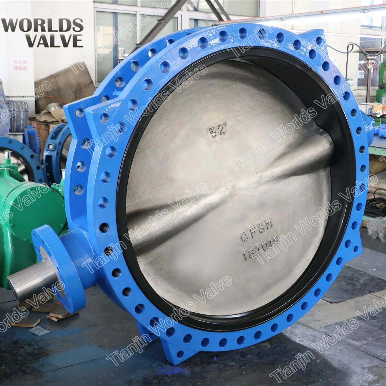 DN1400 Double Flange Al Bronze C95400 C95800 Butterfly Valve En593 Standard NSF ABS Rina Dnv Lr Lloyd's Register