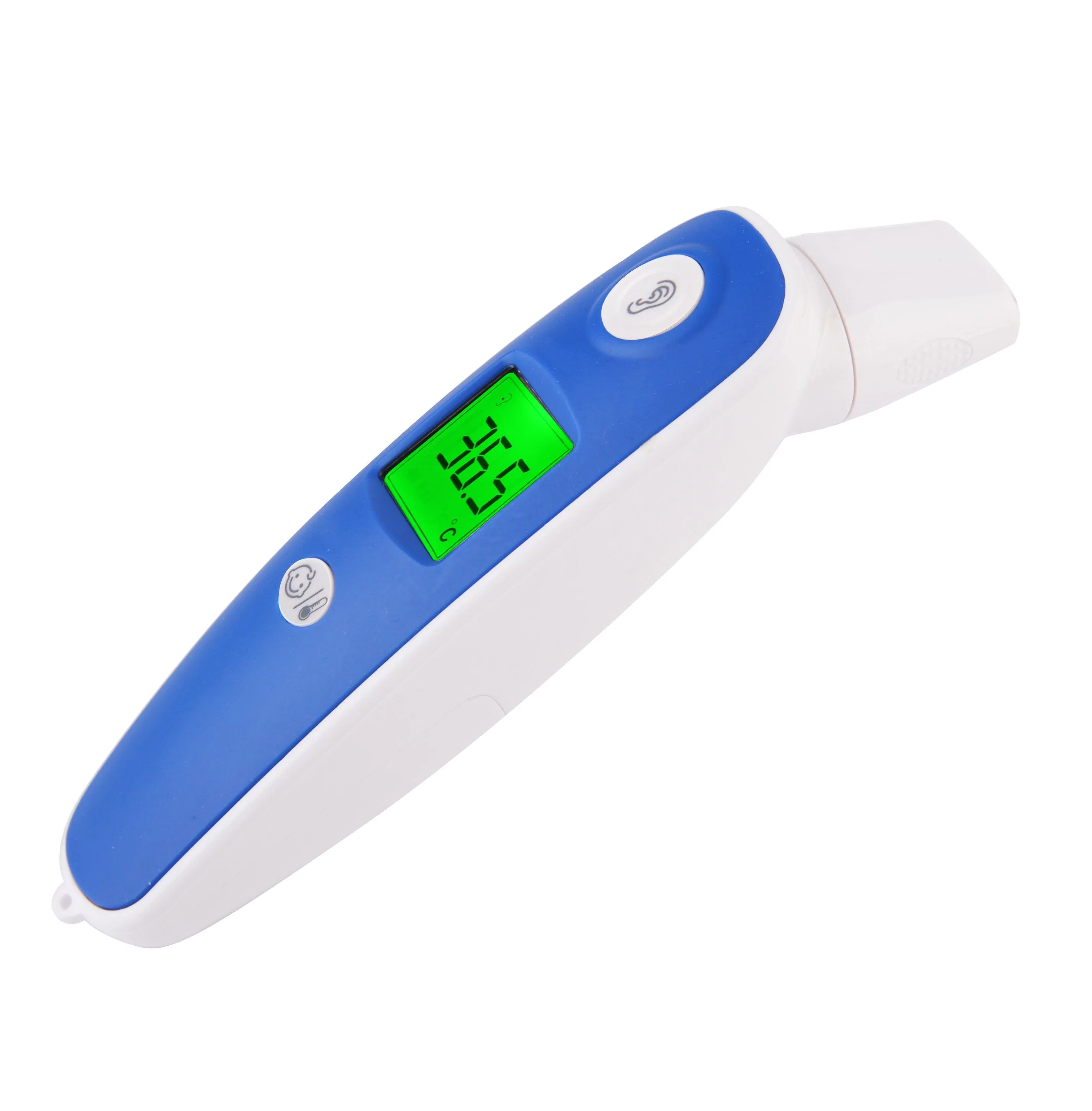 Hospital Supermarket Intelligent Professional High Temperature Automatic LCD Forehead Non Contact CE FDA RoHS Digital Infrared Thermometer