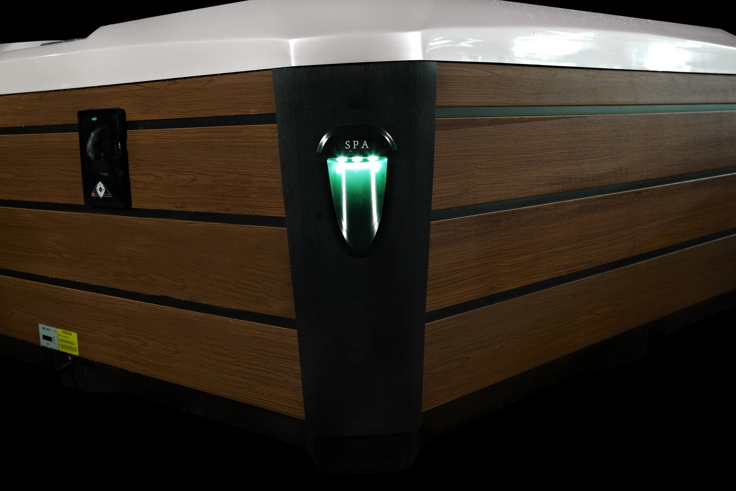 Swim SPA rectangular con pantalla táctil de 5 persona acrílico Bañera de hidromasaje al aire libre Hidromasaje Jacuzzi Spa Europeo