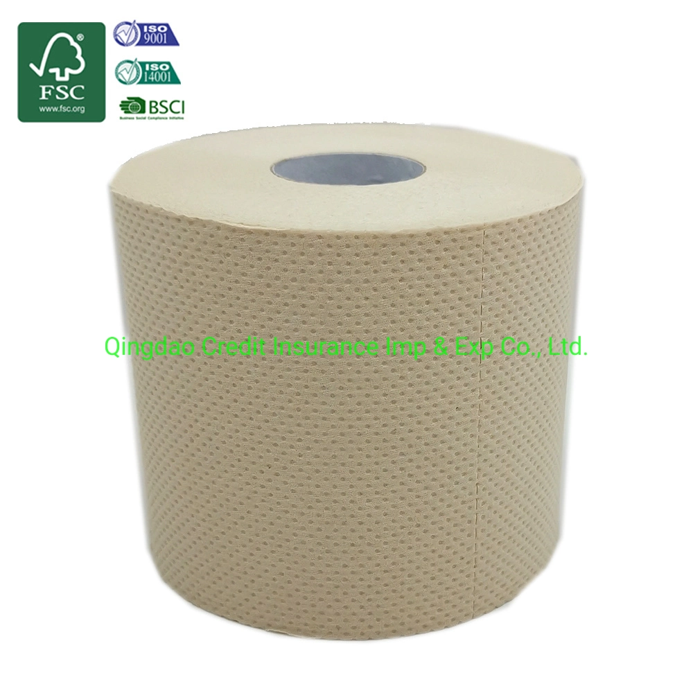 No Bleaching. Natural Color Full Bamboo Pulp. The Toilet Paper