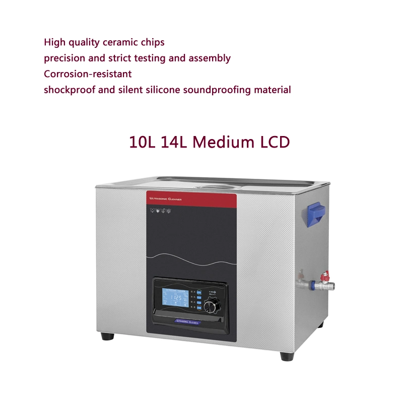 10L 14L Medium Dual Frequency Liquid Crystal Intelligent Ultrasonic Cleaner