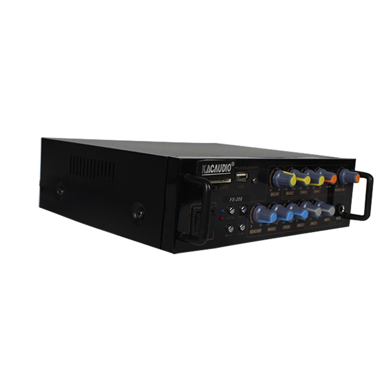 40Hz--20kHz Frequency Range Karaoke Power Amplifier with 2 Channels