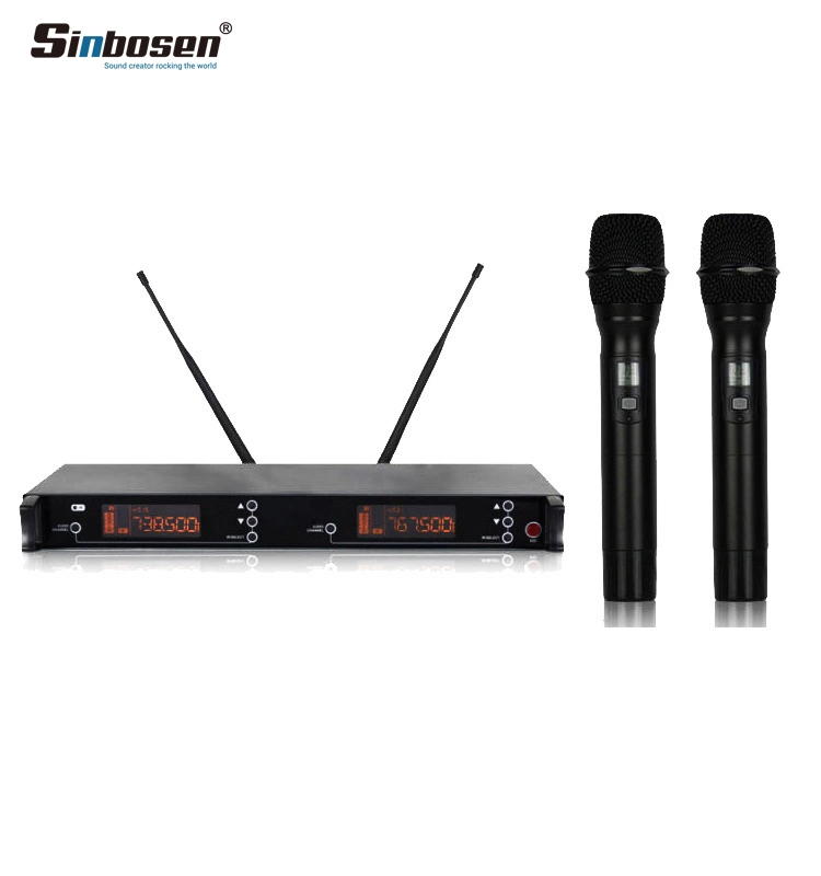 Cheap Price Dual-Channel Conversion FM Wireless Karaoke Microphone Su-39