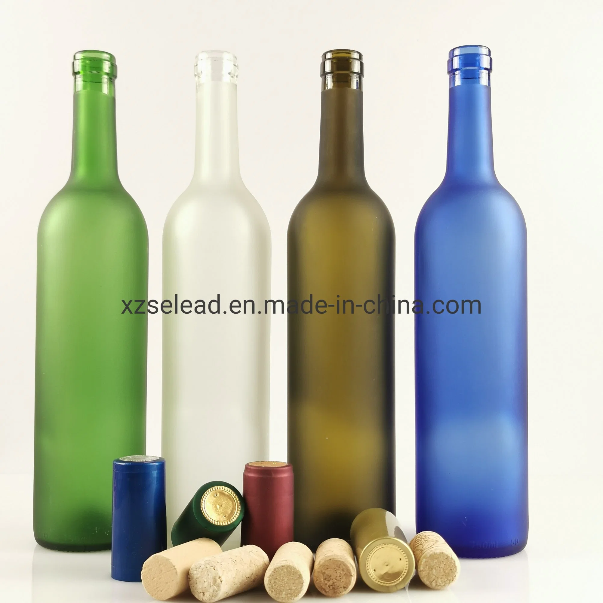 Brown Blue Olive Green 750ml Wholesale/Supplier Empty Glass Bottle for Wine