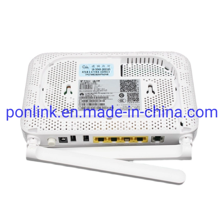 10g Gpon Xpon ONU Hn8145X6 4ge 2.4G 5g WiFi Dual Band WiFi 6 Epon ONU