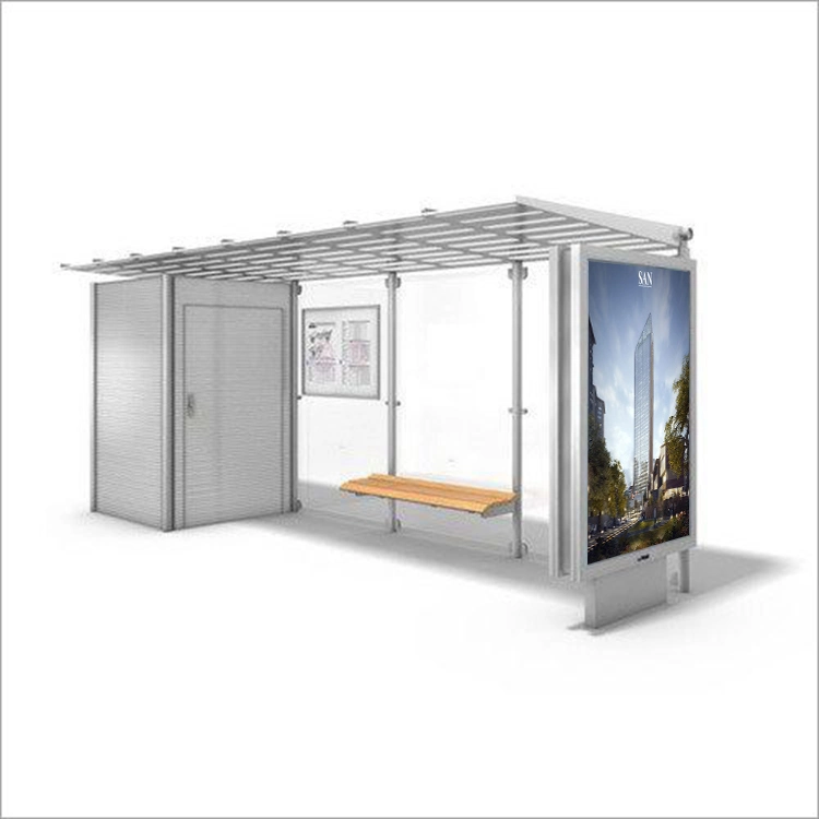 African Automatic Vending Kiosk Steel Bus Shelter Stop for Sale