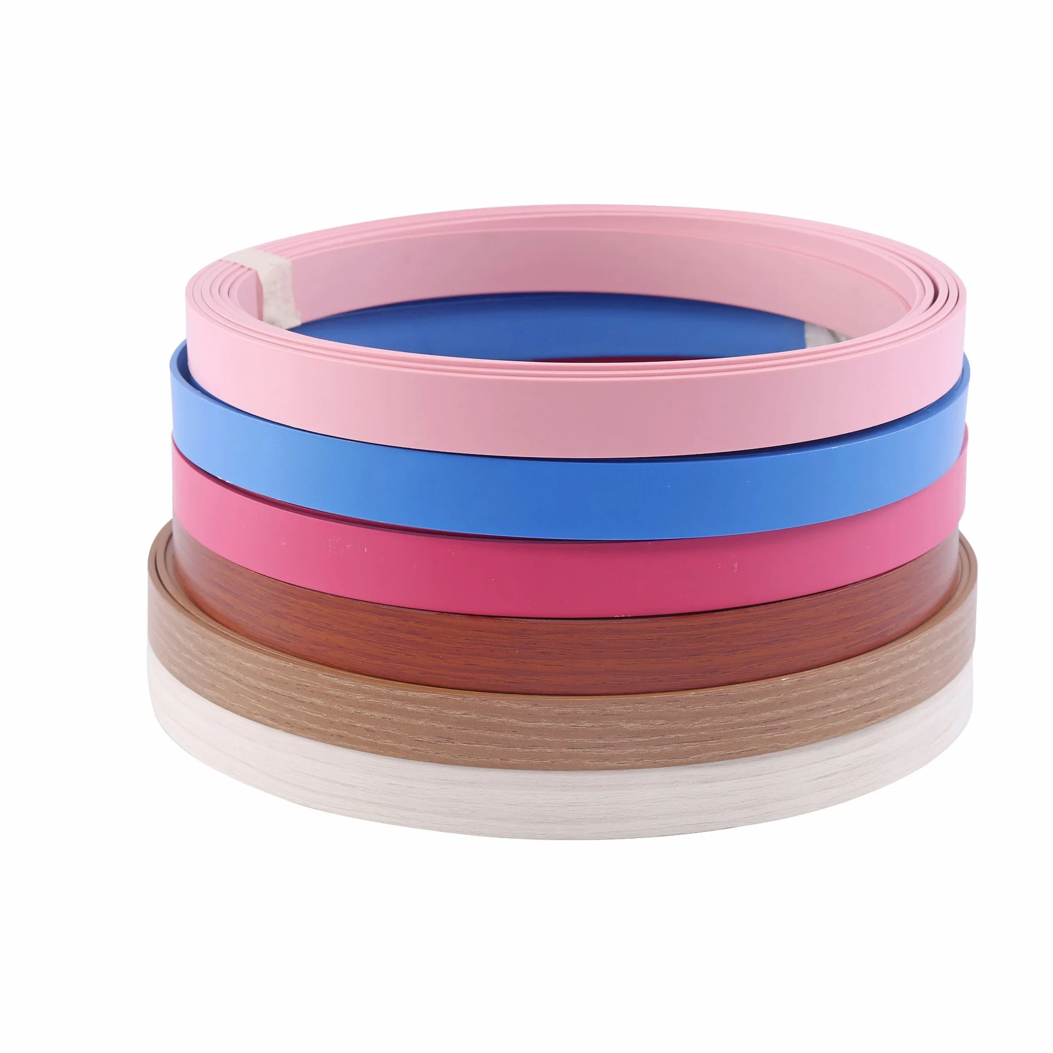 0.4 -3mm High Gloss / Embossing / Wood Grain / Solid Color / Texture and Other Color PVC Edge Sealing Banding