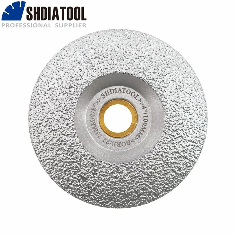 Diameter 4"-5" Convex Vacuum Brazed Diamond Grinding Cup Wheel