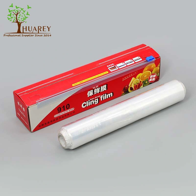 Customized Plasitc Wrapping film Perforated Stretch PE Cling Film for Food Packaging