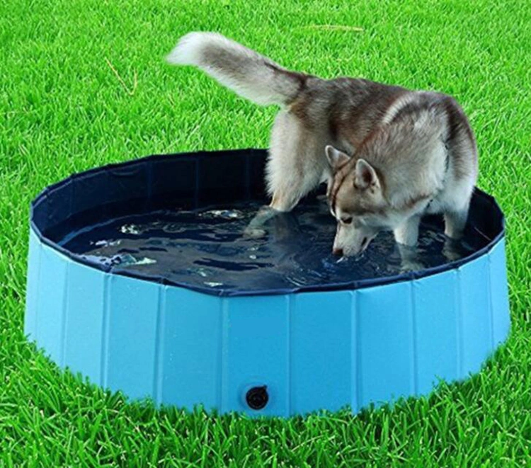 Pet PVC Piscina Dobrável portátil cães gatos Banheira de Hidromassagem