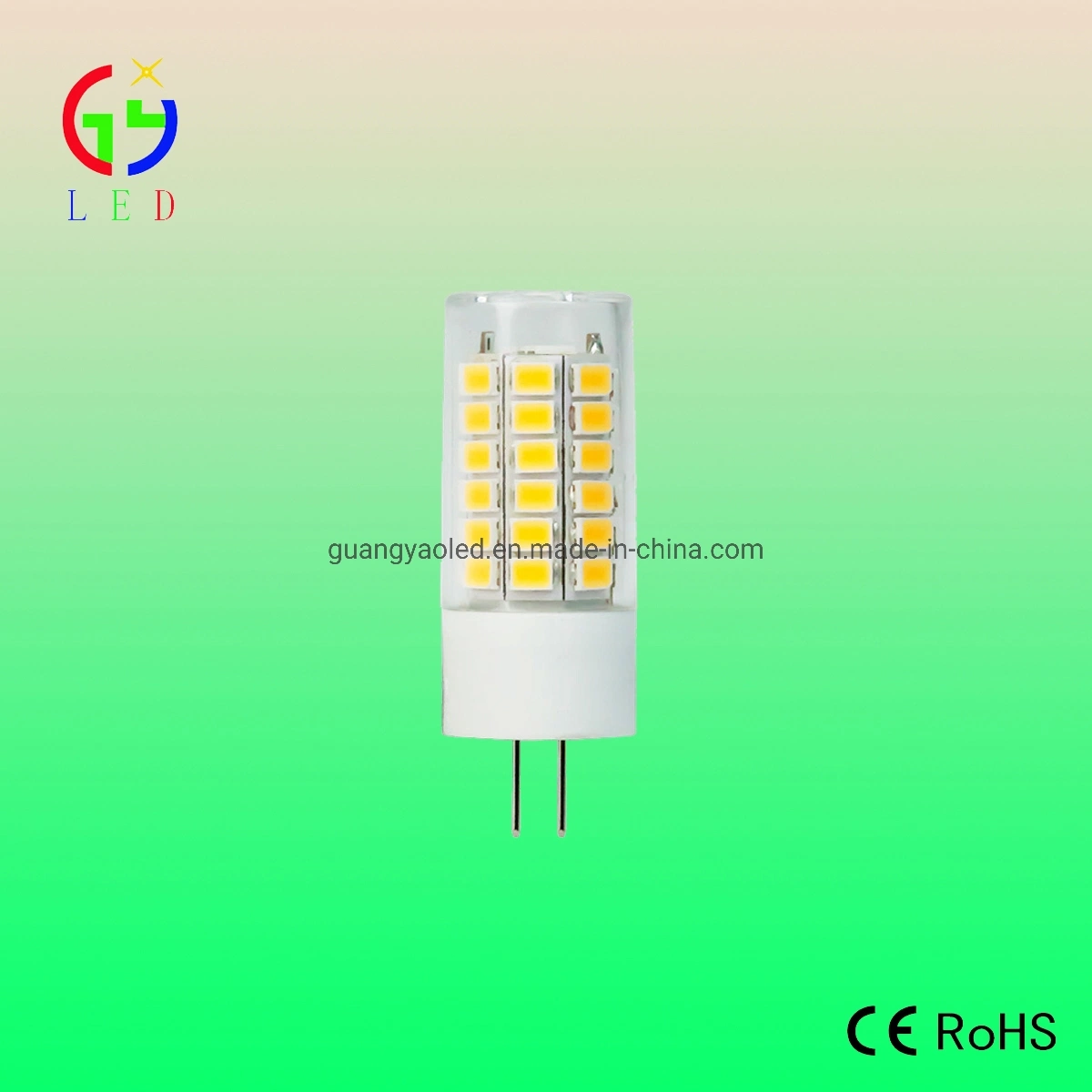 Новый светодиодный индикатор G4 51SMD 2-контактный разъем лампы, светодиодные лампы GY6.35 для бытовых светильников, G4 Замена лампы для автомобиля на автобусе