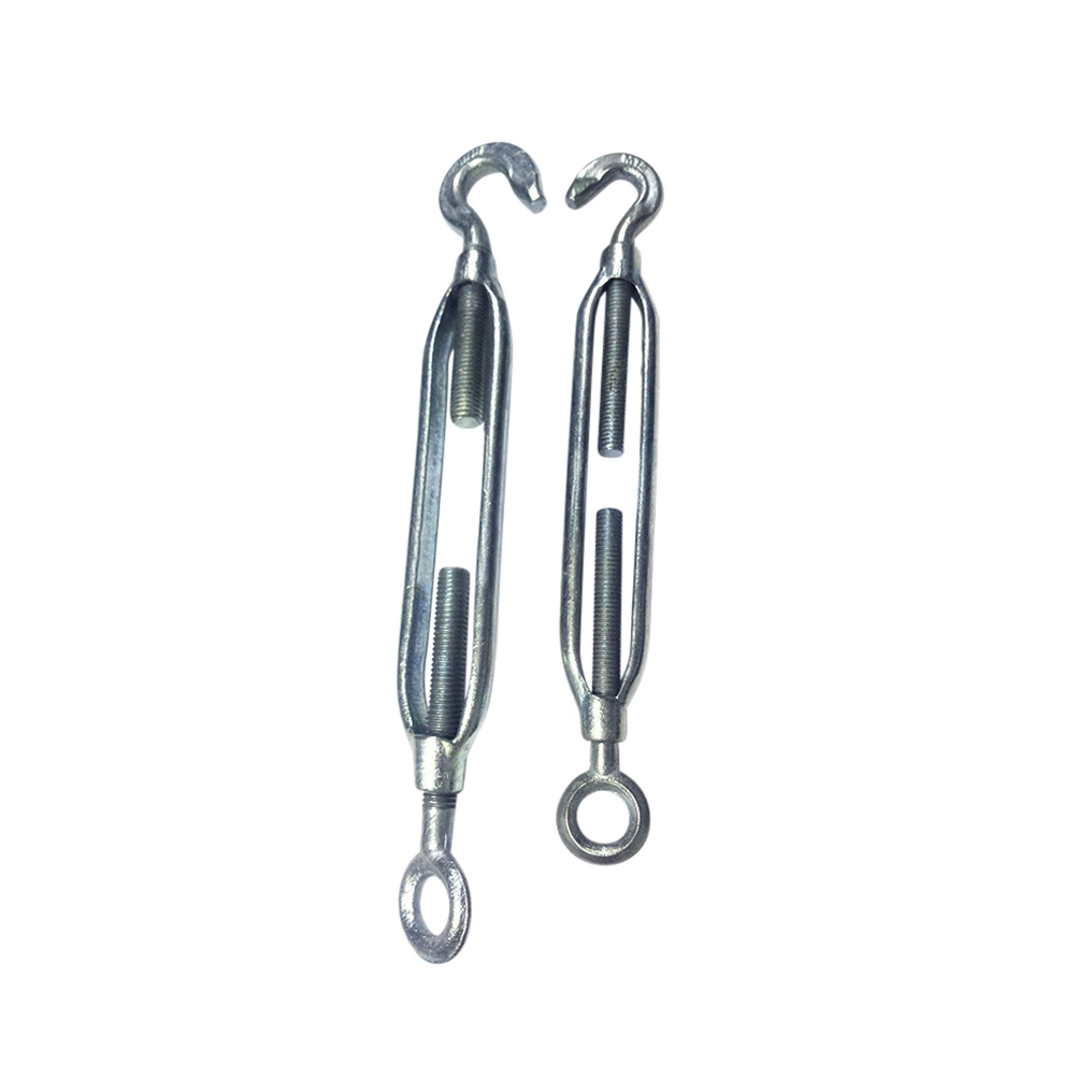 High quality/High cost performance Rigging Us Type Open Body Heavy Duty Marine DIN1480 Galvanized Drop Forged Eye Hook Turnbuckle