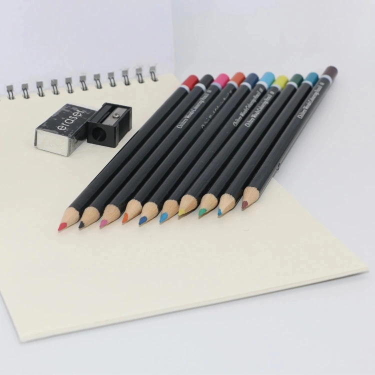 Log Color Water Soluble Core Multicolor Pencil Box Stationery