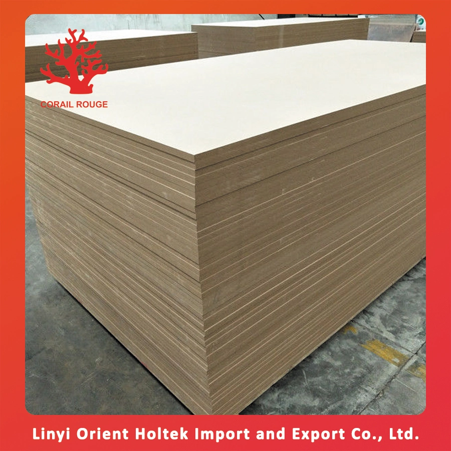 China Wholesale Cheap Price Melamine Veneer MDF Plywood and Wood Grain Colors Board