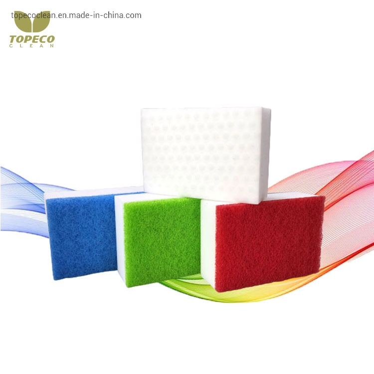 Topeco Made in China Magic Cleaner High Density Nano Melamine Eraser Scouring Pad