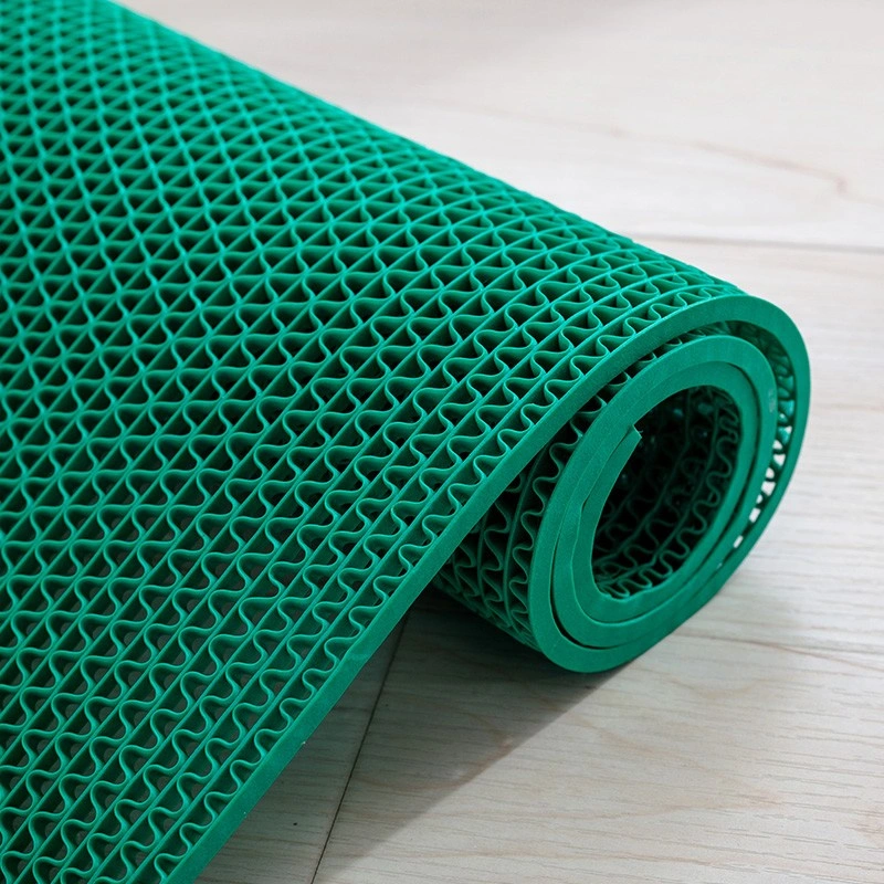 Water Floating Mat PVC S Mat Z Mat Snake Mat Swimming Pool Mat Kitchen Mat Toilet Mat Rubber Hollow out Mesh Mats Drainage Matting