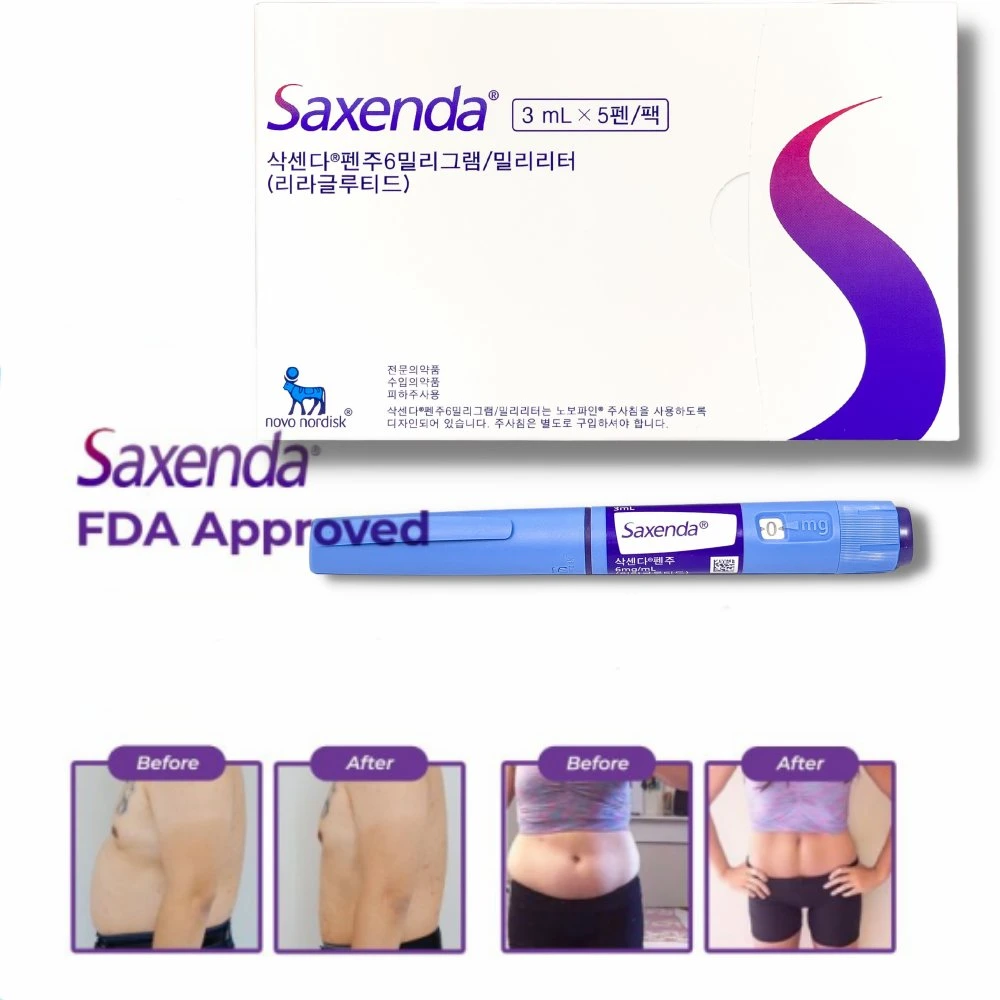 Korea FDA Approve Slinmming Body Injection Saxenda Lipolysis Products, Weight Loss Pens Saxenda