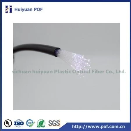 Star Effect Raw Materials LC/Lcv End Glow Optical Fiber Cable