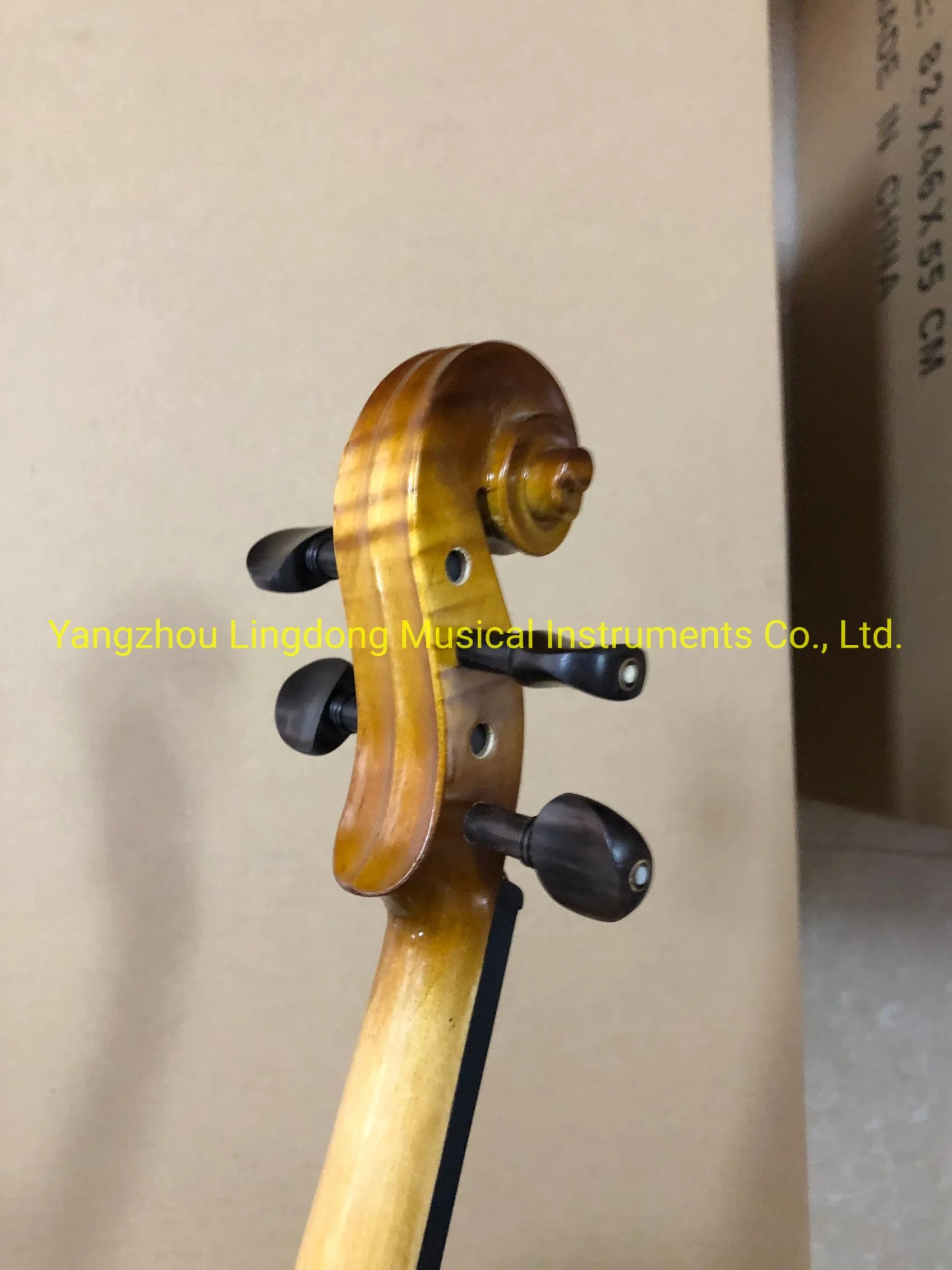 Wholesale/Supplier Price All Solid Artificial Flame Violin Made in China