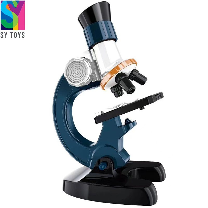 Sy DIY experimentos científicos juego de niños Niños estudiante microscopio HD Toy juguetes educativos