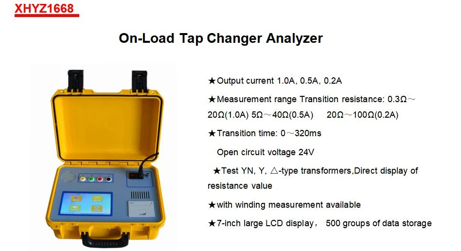 Venta de toda carga Tap-Changer portátil en el comprobador