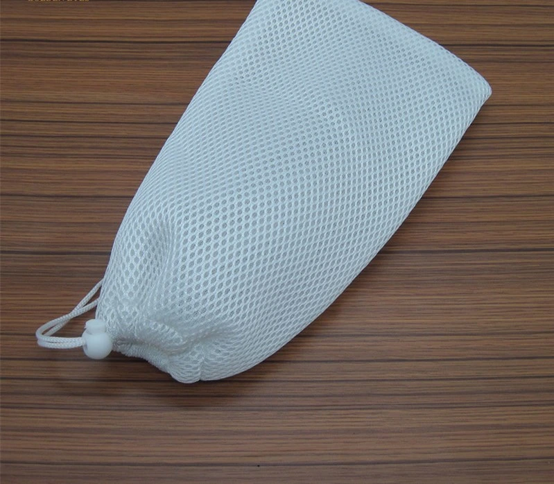 Reusable Drawstring Cotton Mesh Bag Net Bag