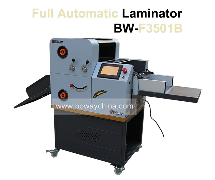 350mm Book Cover Paper Laminating Lamination Machine Full Automatic Heated Heating Hot Thermal Laminator