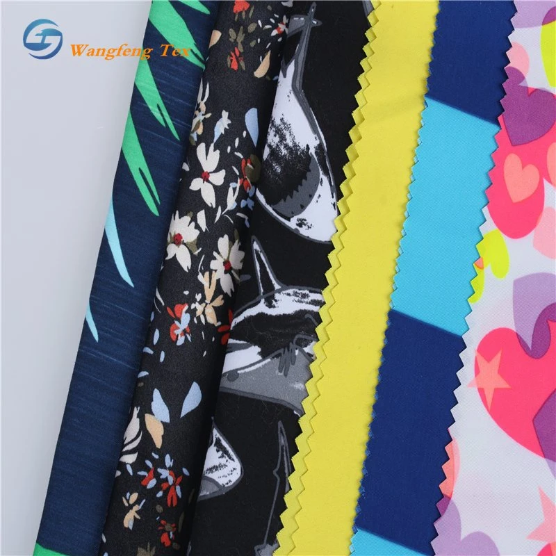 Eco-Friendly Recycled Polyester Fabric 4 Way Stretch Recycled Ocean Plastic Fabric for Garments